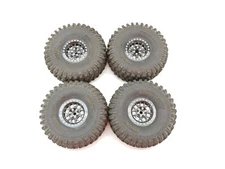 4x Proline Hyrax 2.2" Crawler / Truck Tires on Weighted Metal 12mm Hex Wheels