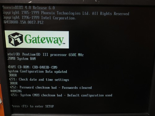 Gateway GP7-650 Motherboard Pentium III 650MHz 128MB AGP ISA - Bild 4 von 8