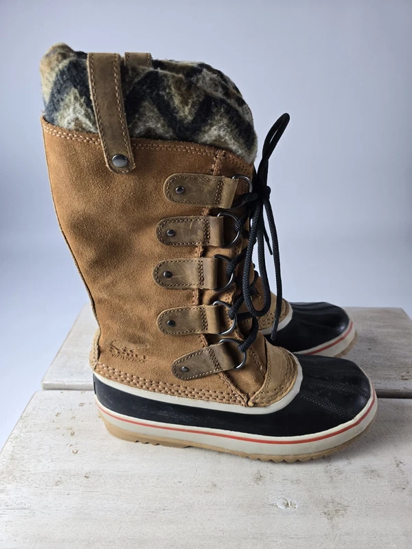 sorel joan of arctic fleece winter waterproof snow gorpcore boots
