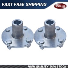 2 Go Kart Live Axle Hub 4" x 4" Wheel Hub For 1" Shaft,with 1" to 3/4" Step Down