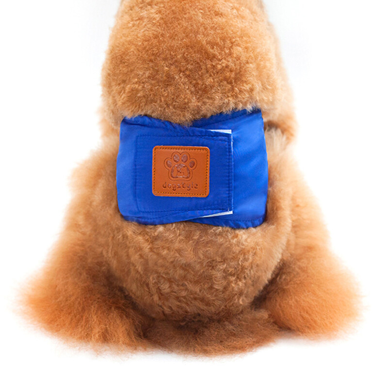 Washable Male Dog Diapers – Belly Wrap With Elastic Band, Waterproof Outer (Made In USA)