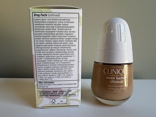 Clinique Even better Clinical Serum Foundation SPF 25 CN 62 Porcelain Beige 1 oz - Picture 3 of 5