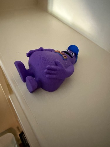 Mets Grimace Keychain Or Backpack Ornament. Made In USA - Picture 5 of 8