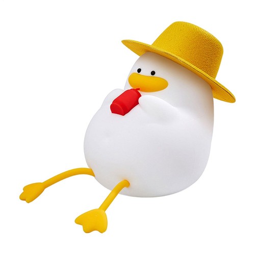 Duck Night Light Colorful Silicone Animal Light Rechargeable LED Night Lighting - Picture 3 of 14