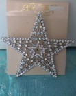 Kirks Folly Crystal Star Pin/Brooch Silvertone New W/Tag
