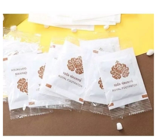 Gold Princess Royal Foot Patch Pads Detox Cleaning Thai Herbal Relaxing x 2 - Picture 4 of 12