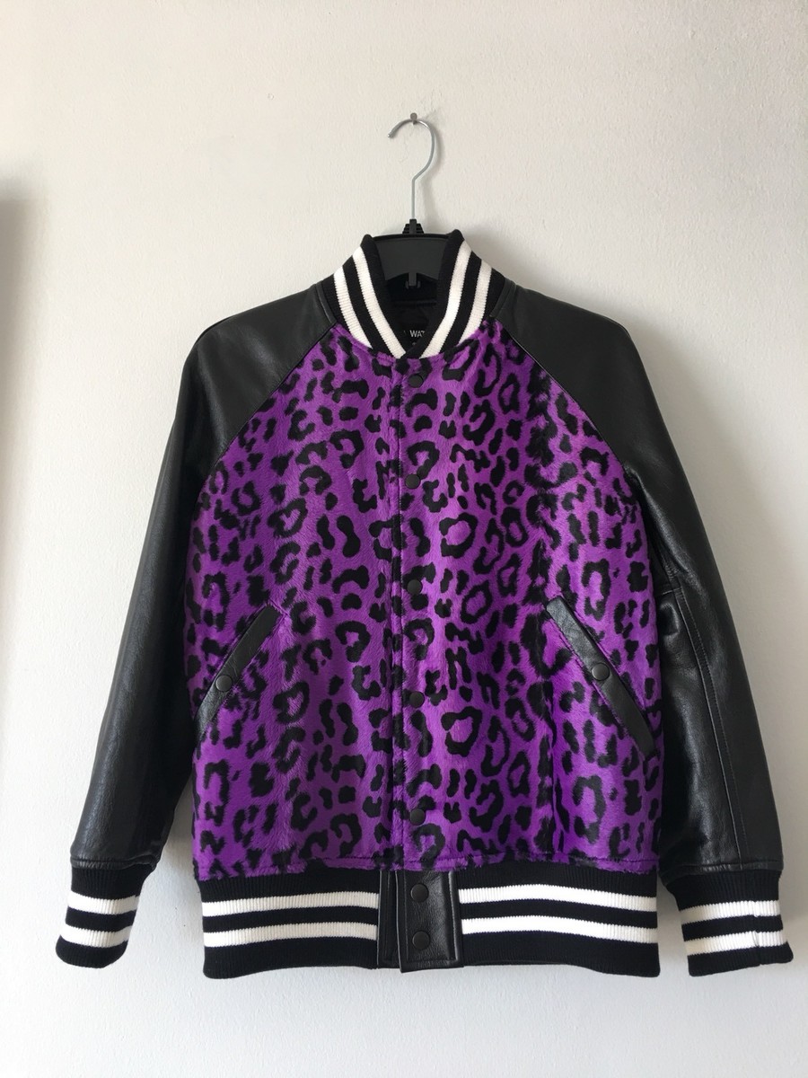 COMME des GARÇONS JUNYA WATANABE ヒョウ柄 $1538 JUNYA WATANABE COMME DES GARCONS COWHIDE LEATHER FAUX FUR