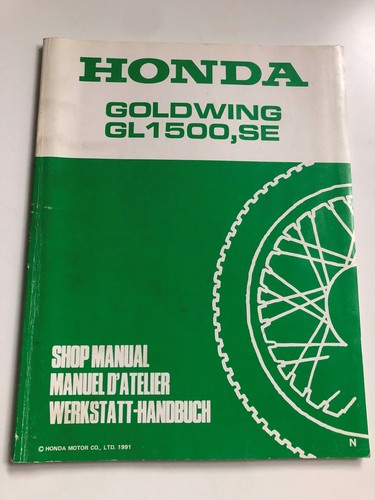 Manual de Taller / Suplemento Honda Gl 1500 Se Goldwing - (N) (1991) (SC22)