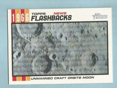 2015 Topps Heritage Baseball 1966 NEWS FLASHBACKS Lunar Orbiter NF-2