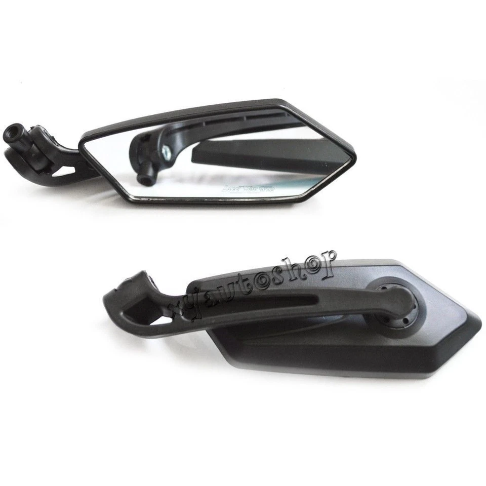 2X Espelhos Retrovisores de Motocicleta 8mm 10mm para Honda Yamaha Suzuki Kawasaki ATV - Imagem 4 de 4