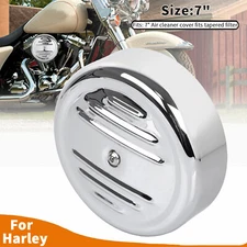 Chrome 7" Air Cleaner Cover For Harley Electra Glide Heritage Softail Classic