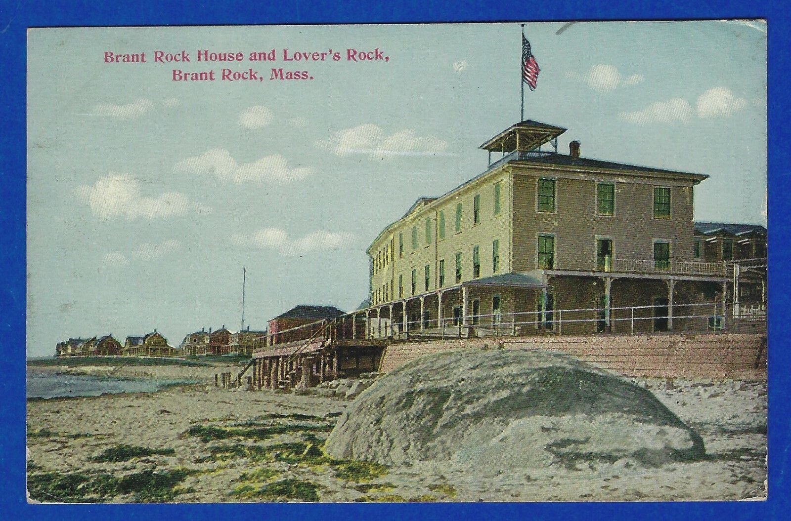 (4457) BRANT ROCK HOUSE LOVER'S ROCK BRANT ROCK MA c1910 eBay