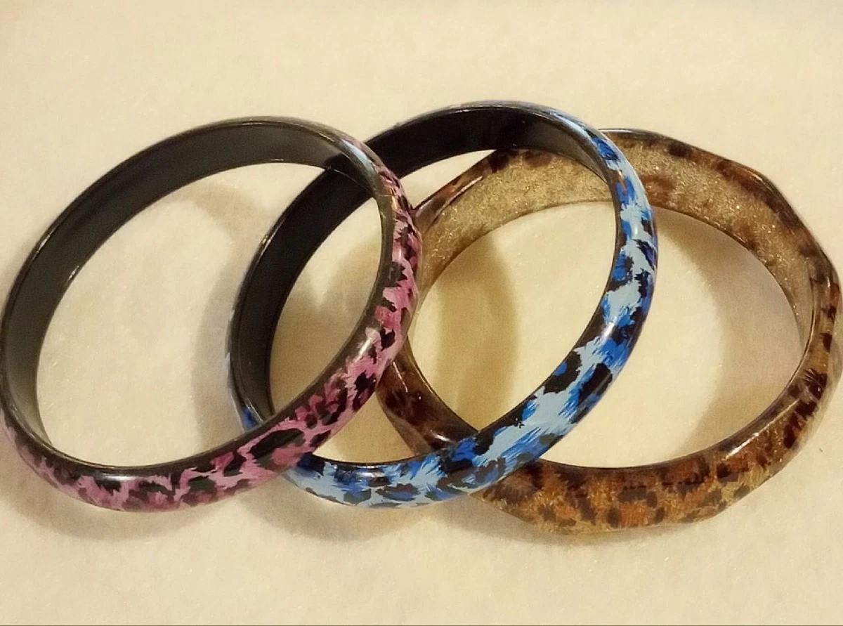 Animal print deals bangles