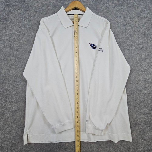Cutter Buck DryTec Langarm Elfenbein Polo Gr. XL Shirt Tennessee Titans SMUDGE - Bild 9 von 11