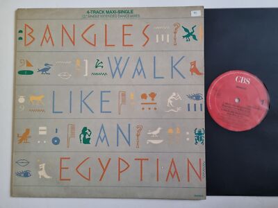 Bangles - Walk Like An Egyptian 12'' Vinyl Maxi Europe