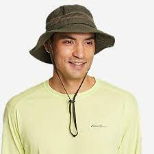 Eddie Bauer Exploration Boonie Vented Bucket Hat Mens size S / M Sun Protect NEW