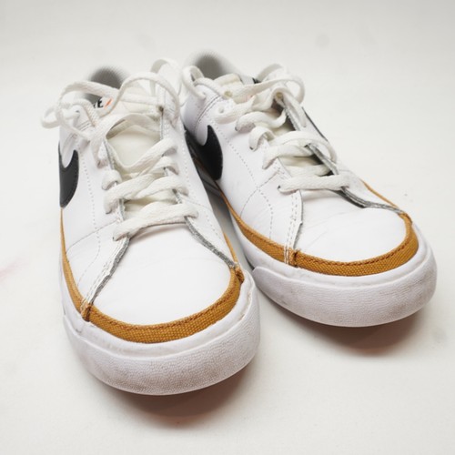 EUC Nike Court Legacy GS weiß schwarz Orchard DA5380-102 Jugend Kinder Schuhe Größe 5,5Y - Bild 3 von 8