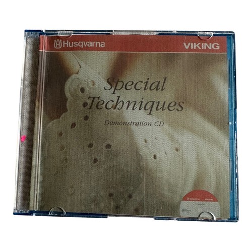 Husqvarna Viking Specialized Techniques Demonstration CD Only 98/NT/ME/2000/XP