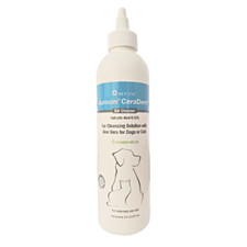 Aurocin CeraDerm Ear Cleanser for Dogs  Cats, 8 oz   Soothing  Deodorizing