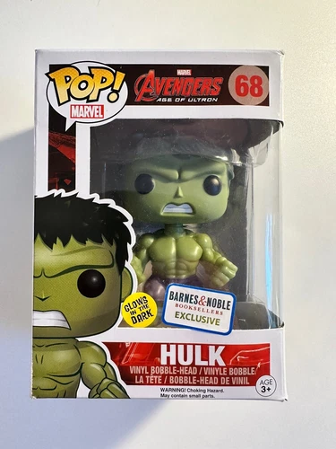 Funko Pop! Avengers Age Of Ultron - Hulk #68 GITD Barnes & Noble Exclusive
