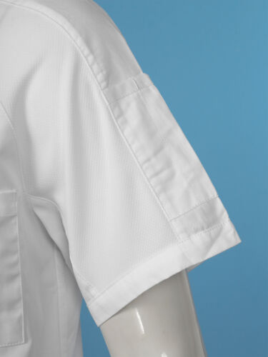 Mens Short Sleeve Chef Coats Jacket Kitchen Restaurant Hotel Cooking Work Shirts - Picture 42 of 81