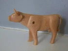 PLAYMOBIL (B8123) WESTERN - Cow Light Beige Vintage (3 Pis)