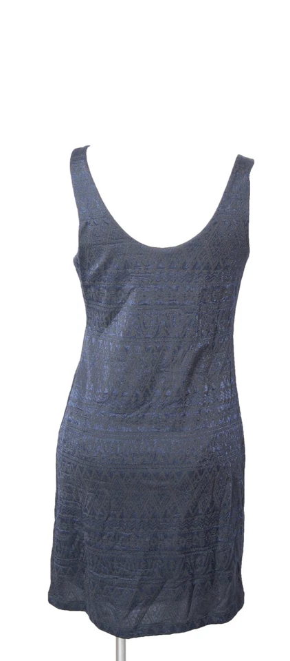 Free People эластичные платья обтяжку шевелиться без рукавов черный темно-синий текстура L - Изображение 4 из 4