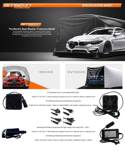 Amazon Protection Indoor Inflatable Capsule Car Bubble Cover for Tesla Model X - Picture 4 of 11