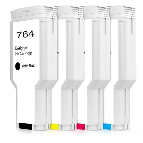 300ML For HP764 Compatible Ink Cartridge With Chip Ink For HP Designjet T3500 - Picture 2 of 4