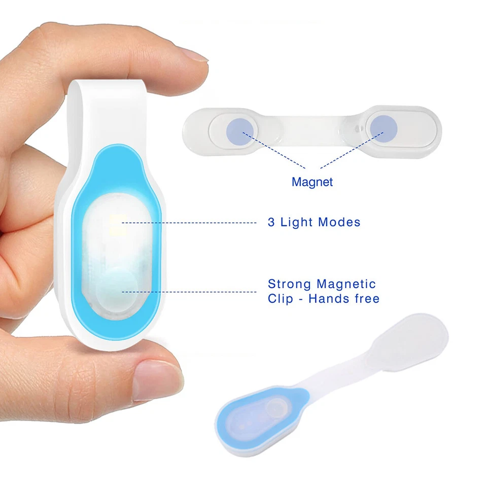 Tragbares LED-Sicherheitslicht Taschenlampe Warnlampe Freisprech-Multifunktional - Bild 3 von 4