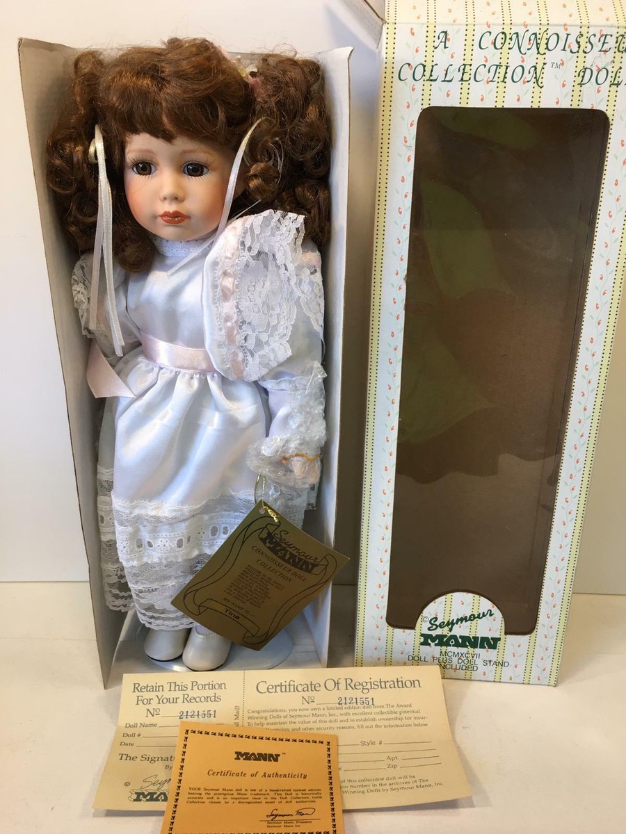 Connoisseur Collection Doll &ldquo;Tina&rdquo; 16&quot; Tall 7&quot; Width Seymour Mann 