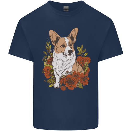Corgi Hund Mit Blumen Kinder T-shirt Für Jungen Und Mädchen - Bild 2 von 17