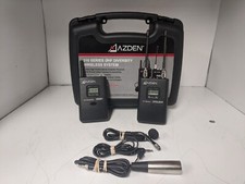 AZDEN 310UDR UHF Receiver  35BT UHF Transmitter Diversity Wireless System /Case