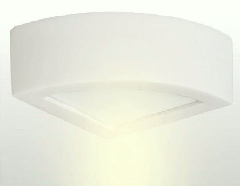 Leuchte Flurlampe Omega Keramik Wandlampe Ecklampe Wandleuchte Lampe bemalbar