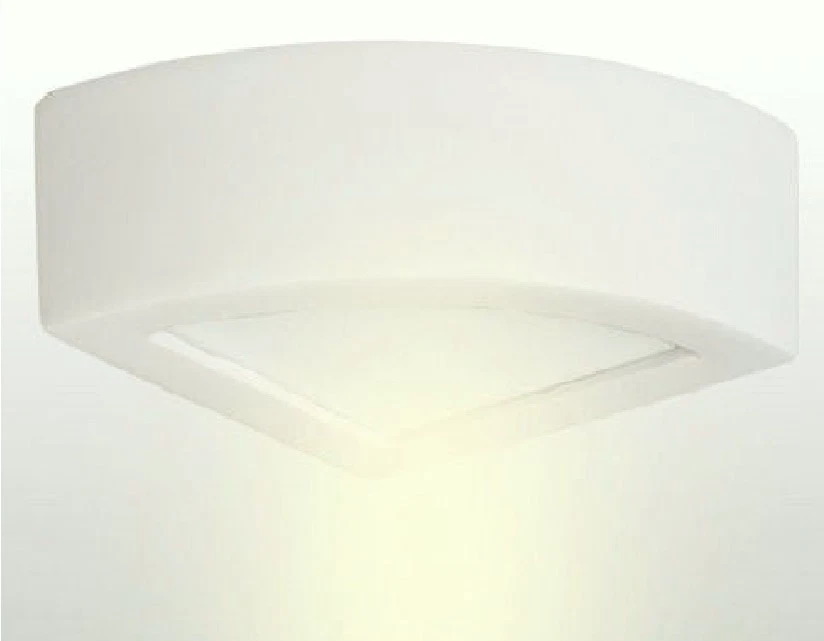 Leuchte Flurlampe Omega Keramik Wandlampe Ecklampe Wandleuchte Lampe bemalbar - Bild 4 von 4