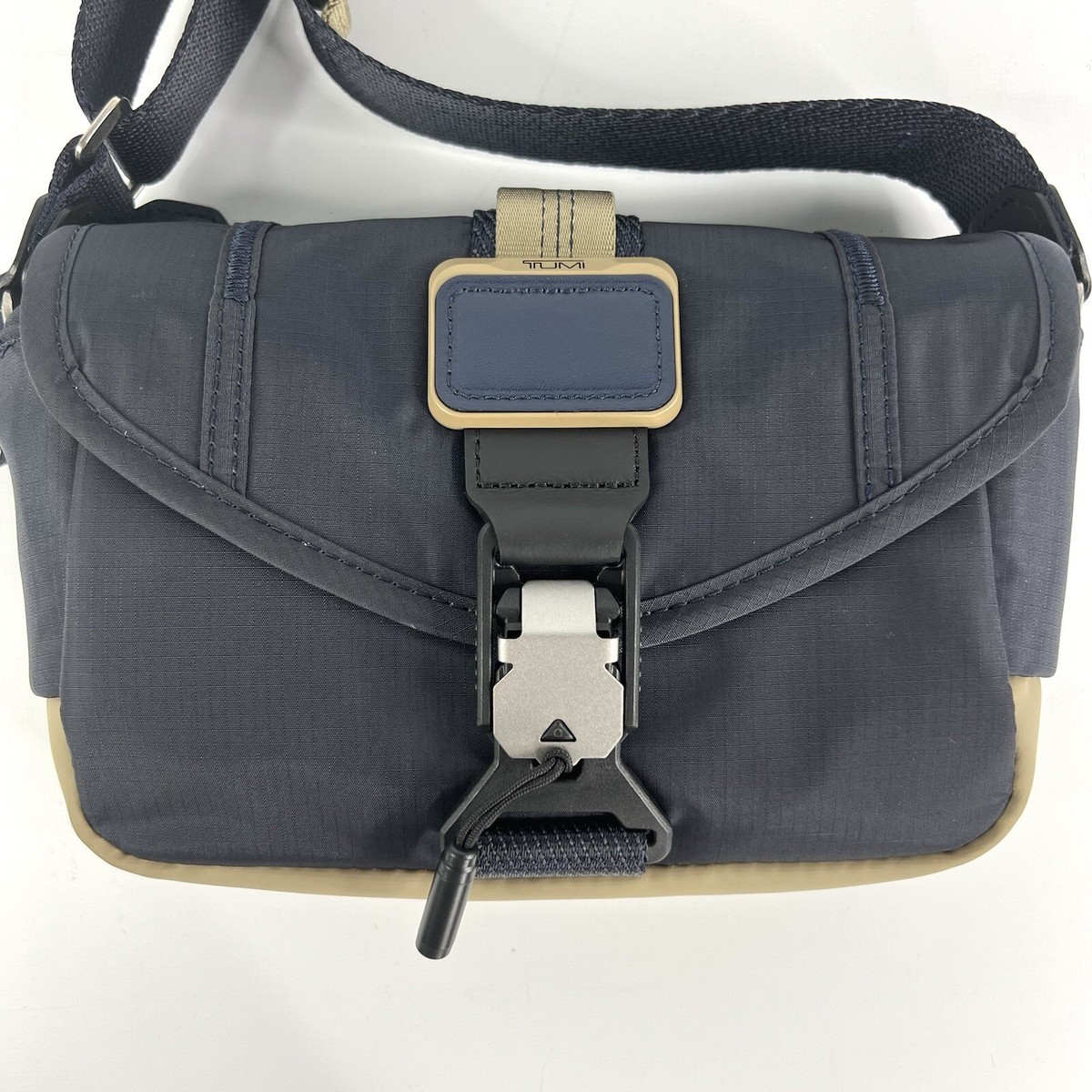 TUMI Alpha Bravo Compass Flap Crossbody Bag Midnight Navy TUMI Alpha Bravo Compass Flap Crossbody Bag Midnight Navy