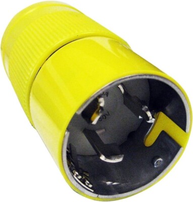 Marinco Locking Plug, 50A 125/250V 6365CRN