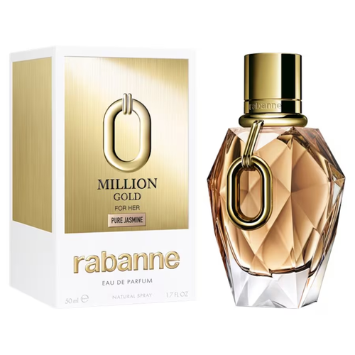 Paco Rabanne Million Gold For Her Pure Jasmine 50 / 90 ml Eau de Parfum - Picture 2 of 9