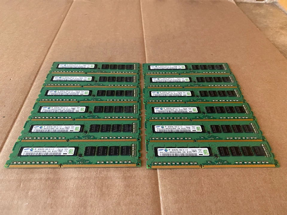 SAMSUNG 8GB M391B1G73BH0-YH9 8GB DDR3-1333 ECC UDIMM J8-2(4) - Image 4 of 4