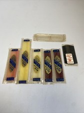 Vintage Lot Of 8 Pro Hand Finished Nylon Combs NOS