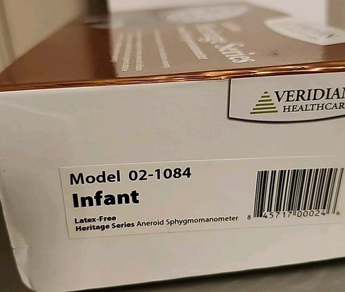 Veridian Heritage Aneroid Sphygmomanometer, Model 02-1084 Infant - Latex Free - Picture 5 of 6