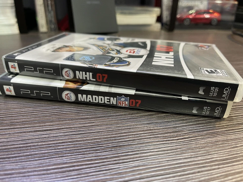 Duo Pack PSP Sports Madden & NHL 07 CIB - Excelente Estado Foto 4 de 4