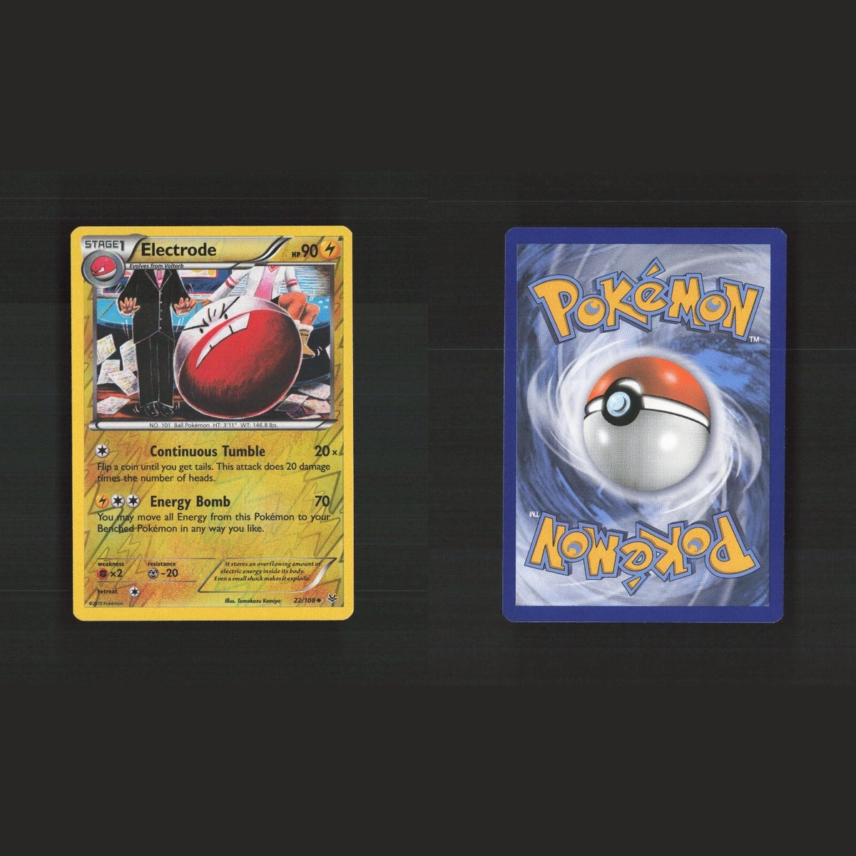 Pokemon Card Collection TOMOKAZU KOMIYA Artist Reverse Holo