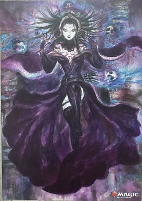 アート・デザイン・音楽 The Art of Magic: The Gathering Alternate Liliana Art Print MTG Magic Amano WAR of the Spark