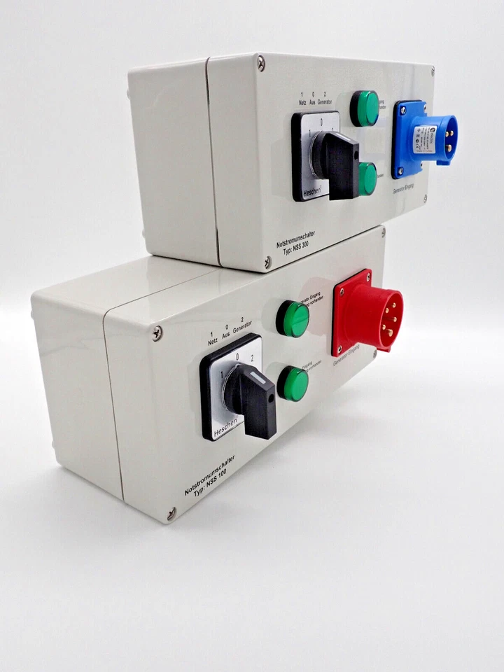 Notstromumschalter / Netzumschalter für Stromaggregat CEE 16A/32A - Bild 2 von 4