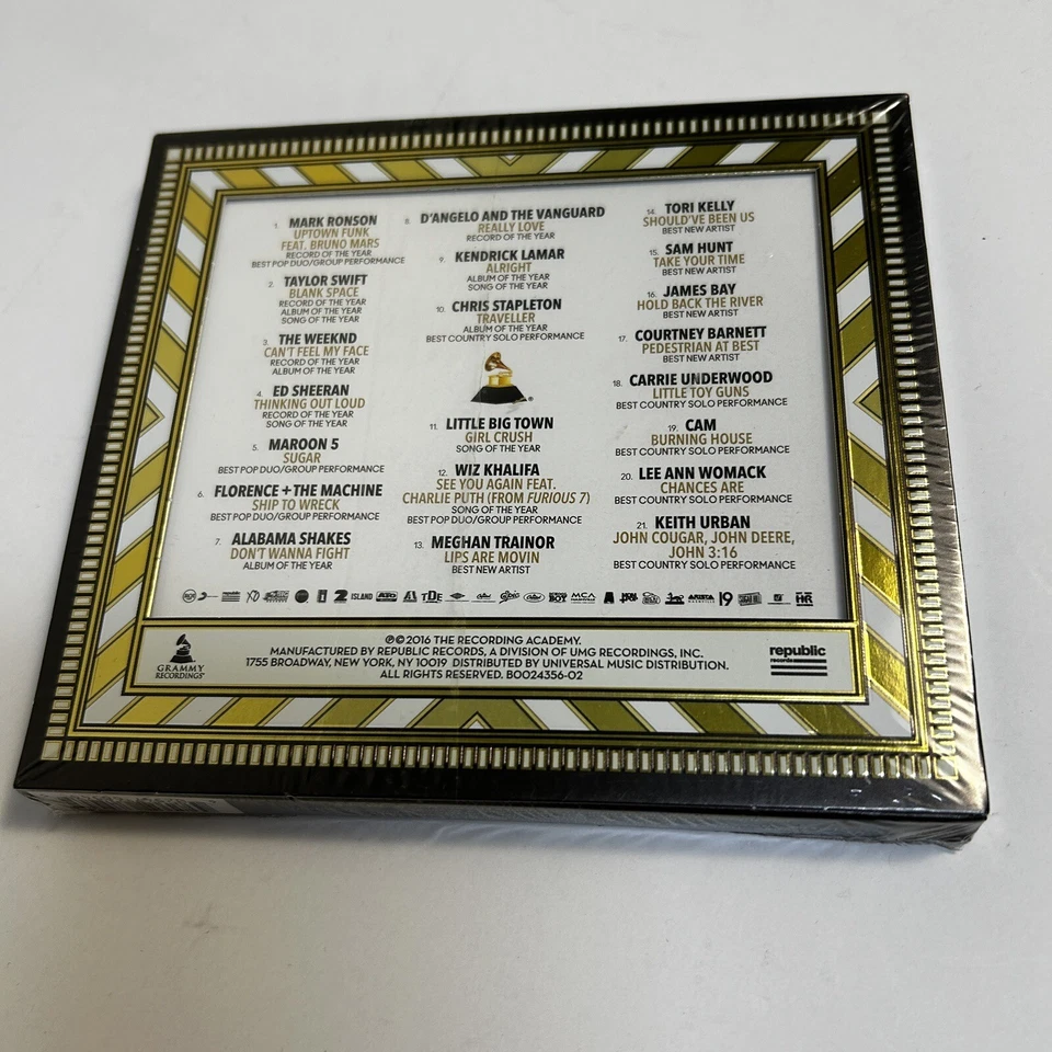 2015 & 2016 Grammy Nominees  2 CDs Taylor Swift Beck Maroon 5 Wiz Beyonce Bruno - Image 4 of 4