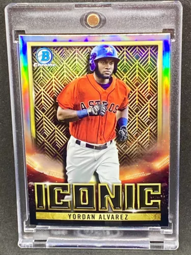 YORDAN ALVAREZ REFRACTOR SP Insert Card Topps Chrome Non Auto - ASTROS