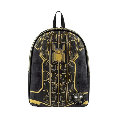 Spider-Man: No Way Home Mini Rucksack, Funko Pop Legacy, Black & Gold Stealth - Bild 7 von 8