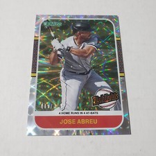 2021 Donruss Highlights Silver Jose Abreu # 12 #ed 119/349