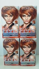 4 x L  oreal Paris Feria Deep Copper Blonde 74 3x Highlights Hair Color